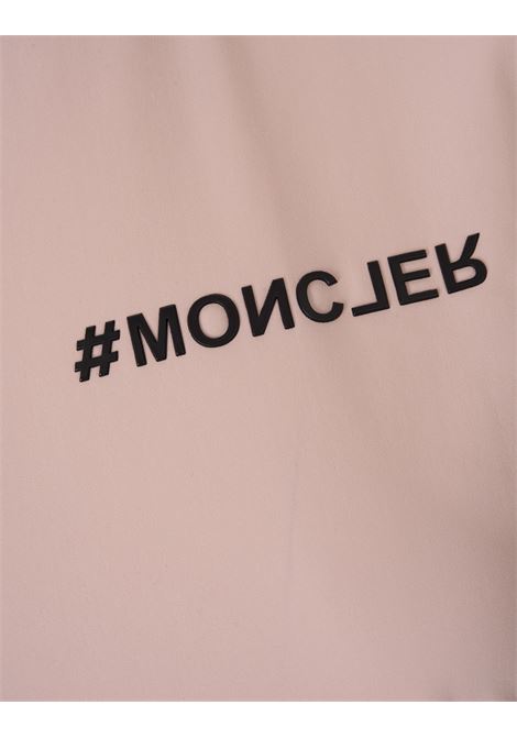T-Shirt In Jersey Tecnico Sensitive Rosa Con Logo MONCLER GRENOBLE | 8C000-03 829JP50W