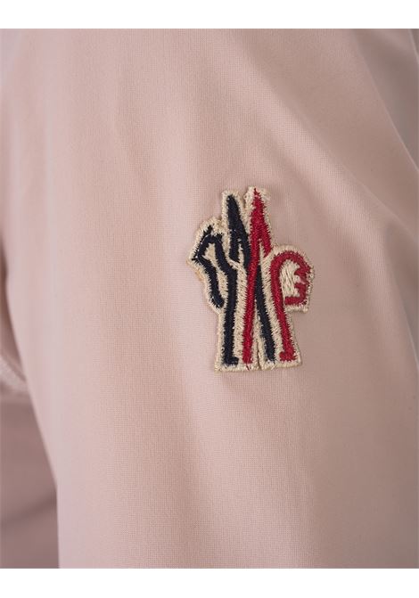 T-Shirt In Jersey Tecnico Sensitive Rosa Con Logo MONCLER GRENOBLE | 8C000-03 829JP50W