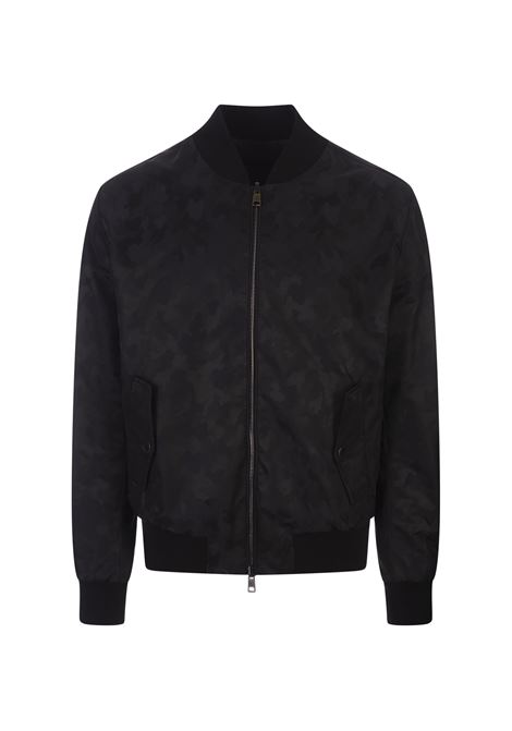 Black Demonte Reversible Down Jacket MONCLER | Outwear | 1A001-41 597HLF99