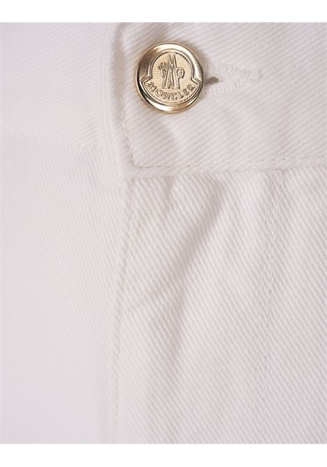 White Bull Vintage Cotton Short Jeans MONCLER | 2A000-14 54A77001