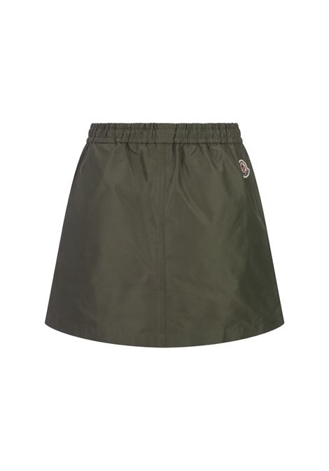 Sage Green Taffeta Twill Mini Skirt MONCLER | 2D000-13 597I9889