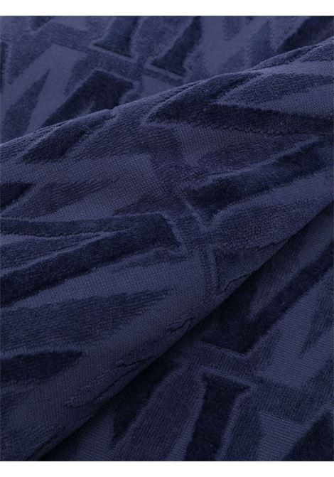 Navy Blue Monogrammed Beach Towel MONCLER | 3D000-04 0U347742
