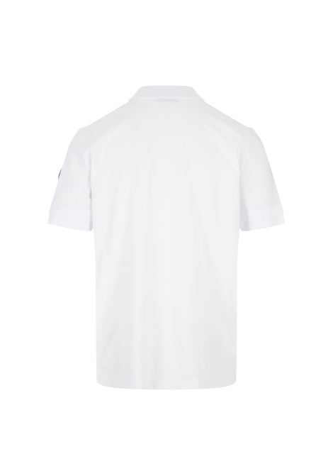 Powder Effect White Logo T-Shirt MONCLER | 8C000-02 89A17001