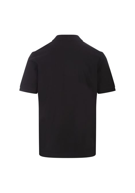 T-Shirt Logata nera ad effetto Polvere MONCLER | 8C000-02 89A17999