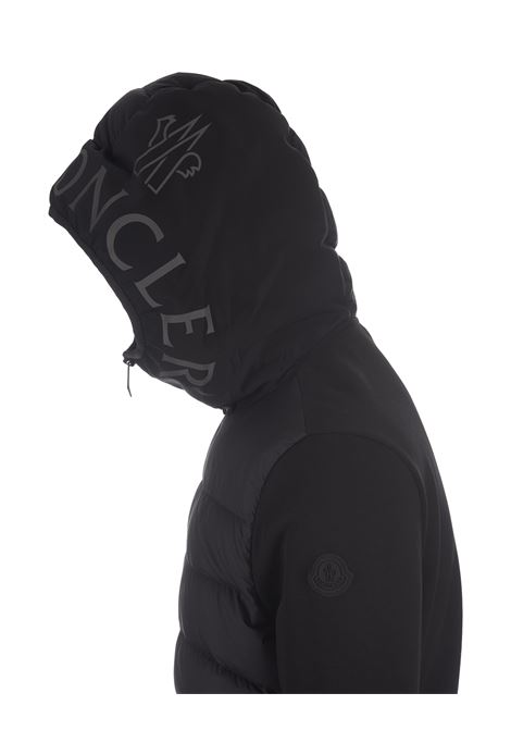 Black Cardigan with Logoed Hood MONCLER | 8G000-02 809KZ999