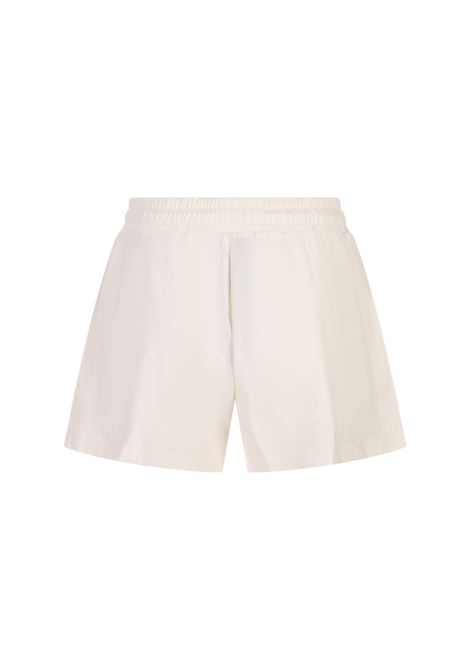 White Jersey Shorts MONCLER | 8H000-16 89AJU034