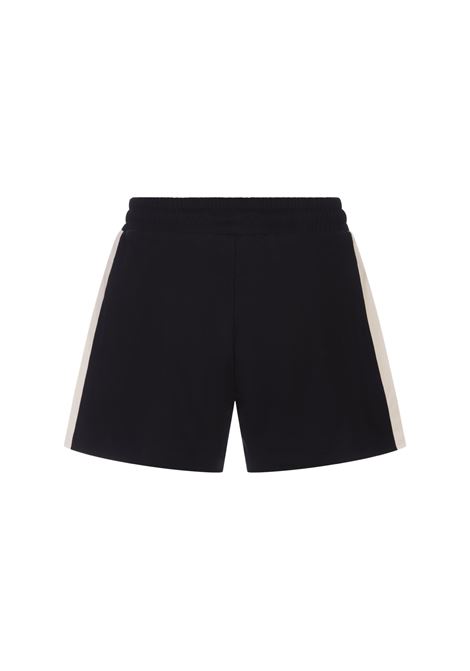 Shorts In Jersey Blu Navy e Bianco MONCLER | 8H000-16 89AJU778