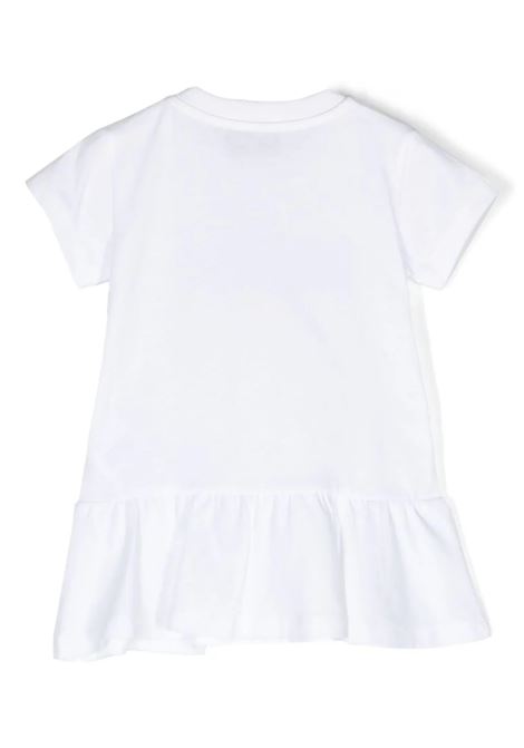 White Dress With Moschino Teddy Bear Fishing MOSCHINO KIDS | MDV0BFLAA0210101