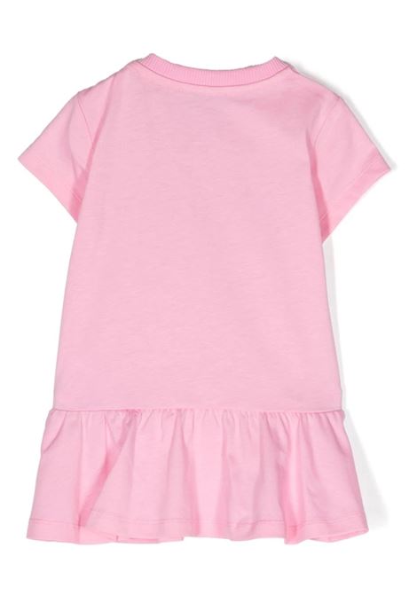 Pink Dress With Moschino Teddy Bear Fishing MOSCHINO KIDS | MDV0BFLAA0250206