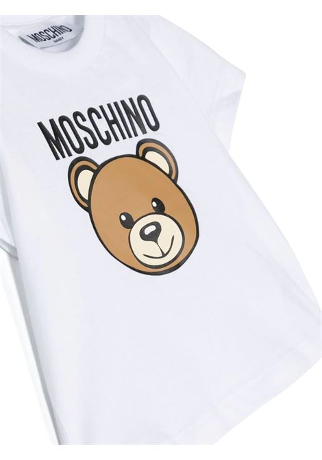 T-Shirt Bianca Con Moschino Teddy Bear MOSCHINO KIDS | MUM03YLAA0210101