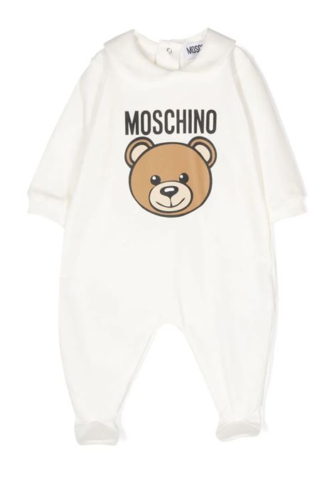 Pigiama Bianco Con Moschino Teddy Bear MOSCHINO KIDS | MUY06PLCA1910063