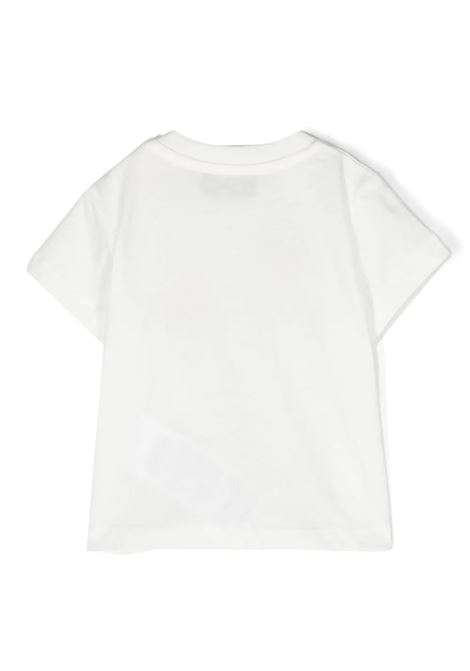 Teddy Bear and Duck T-Shirt In White MOSCHINO KIDS | MVM032LAA0310063