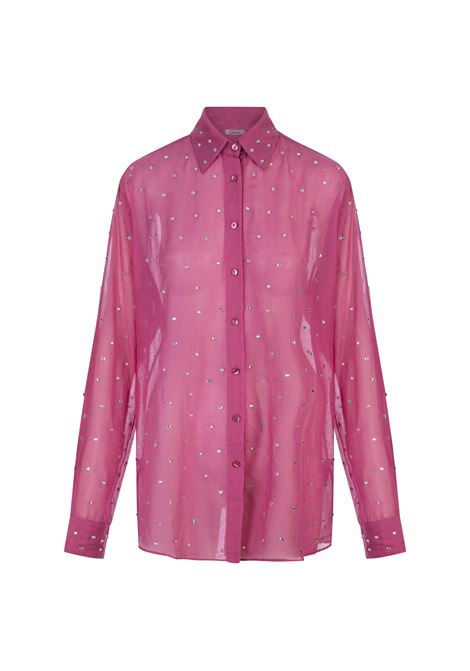 Flamingo Gem Long Shirt OSEREE | GSF224-GEMFLAMINGO