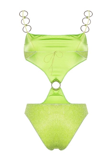 Lime Lumiere Ring Swimsuit OSEREE | LCS249-LUREXLIME