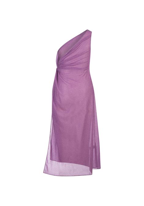 Wisteria Lumiere One-Shoulder Midi Dress OSEREE | LKS249LUREXGLICINE