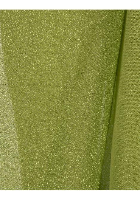 Lime Lumiere One-Shoulder Midi Dress OSEREE | LKS249LUREXLIME