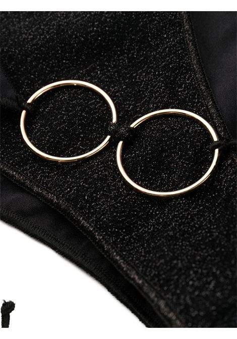 Black Lumiere Ring Microkini OSEREE | LNS249-LUREXBLACK