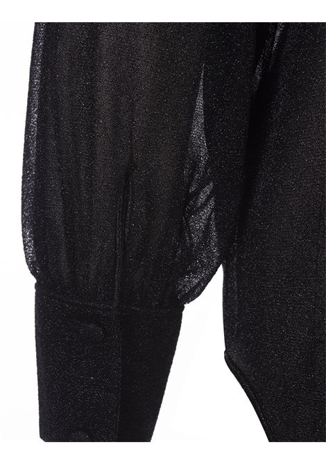 Black Lumiere Long Shirt OSEREE | LSF202-LUREXNERO