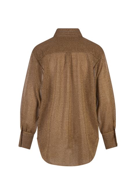 Toffee Lumiere Long Shirt OSEREE | LSF202-LUREXTOFFEE