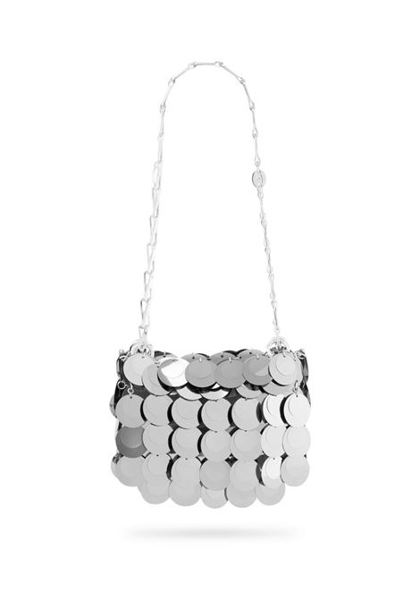 Silver Nano Sparkle Bag RABANNE | 23ASS0137PLX001P040