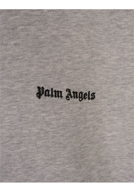 Gray Hoodie With Logo On Chest And Hood PALM ANGELS | PMBB126F23FLE0010810