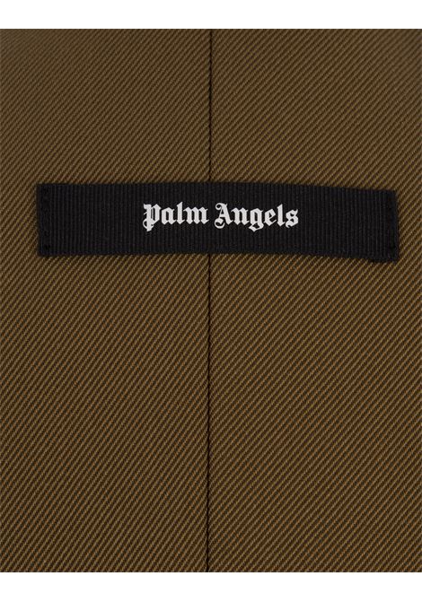 Crop Double Breasted Blazer In Coppered Brown PALM ANGELS | PWEN032F23FAB0016076