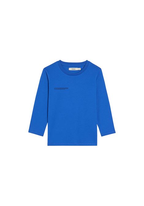 T-Shirt Core M/L In Cotone Organico PPRMINT Blu Cobalto PANGAIA KIDS | T-Shirts | 100002828343