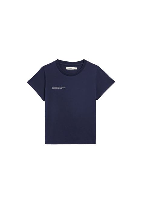 T-Shirt Core In Cotone Organico PPRMINT Blu Navy PANGAIA KIDS | 10000430NAVY BLUE