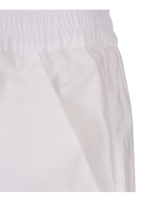 Canyox Shorts In White Cotton PAROSH | CANYOX24-D210149001