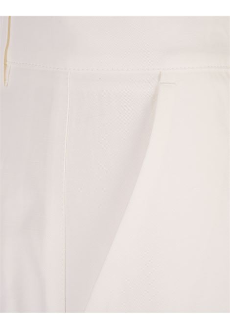 White Palazzo Trousers PAROSH | RAISA24-D232214002