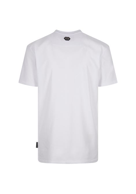 White T-Shirt With Philipp Plein TM Print PHILIPP PLEIN | PADCMTK7066PJY002N01