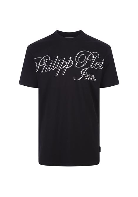Black T-Shirt With Philipp Plein TM Print PHILIPP PLEIN | PADCMTK7066PJY002N02
