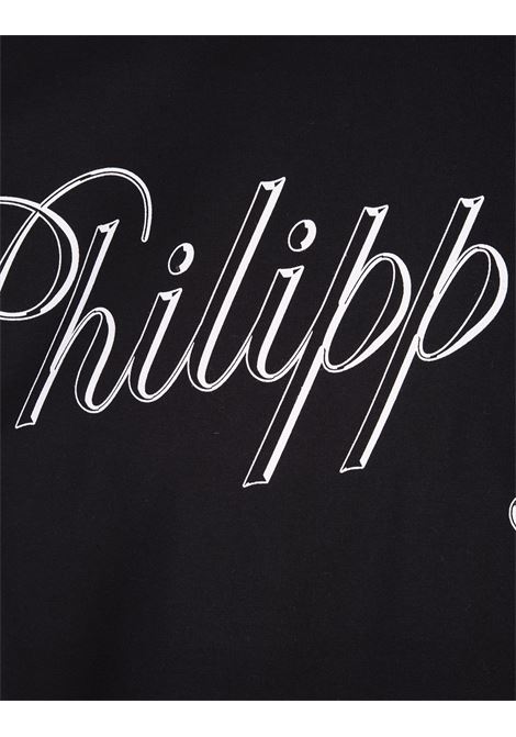 T-Shirt Nera Con Stampa Philipp Plein TM PHILIPP PLEIN | PADCMTK7066PJY002N02