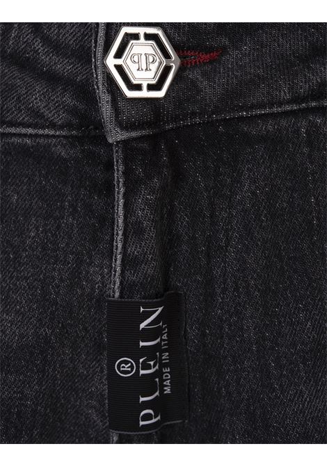 Denim Trousers Detroit Fit In Silver Grey PHILIPP PLEIN | SADCMDT3760PDE004N10VE