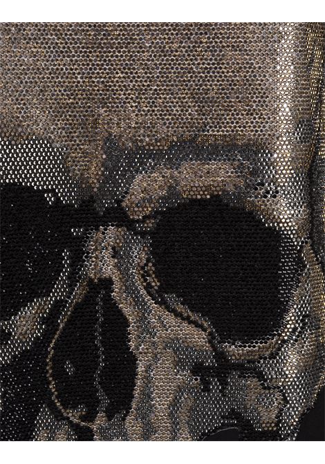 T-Shirt Nera Con Skull&BonesDi Cristalli PHILIPP PLEIN | SADCMTK6805PJY002N0201