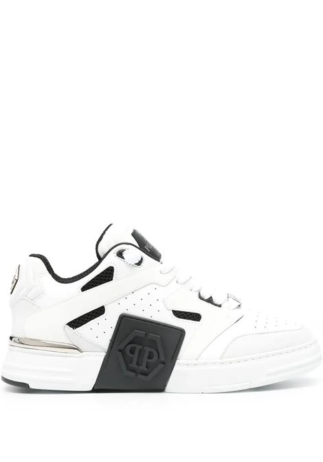 White And Black Phantom Street Sneakers PHILIPP PLEIN | SADSMSC3912PLE010N01