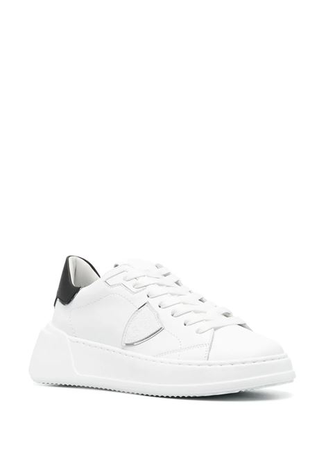 Tres Temple Sneakers - White and Black PHILIPPE MODEL | BJLDV010