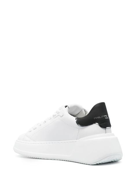 Tres Temple Sneakers - White and Black PHILIPPE MODEL | BJLDV010