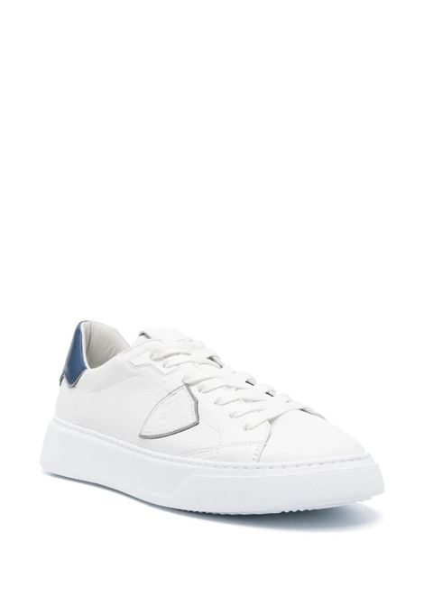 Temple Low Sneakers - White And Blue PHILIPPE MODEL | BTLUWX13