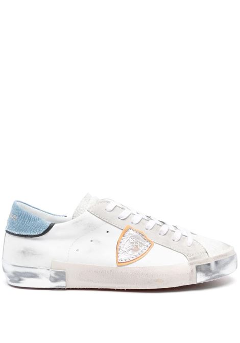 Prsx Low Sneakers - White And Light Blue PHILIPPE MODEL | PRLUVCD1