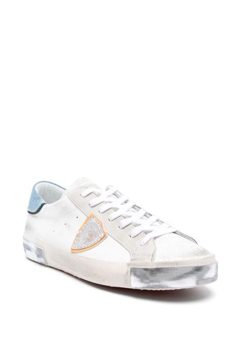 Prsx Low Sneakers - White And Light Blue PHILIPPE MODEL | PRLUVCD1