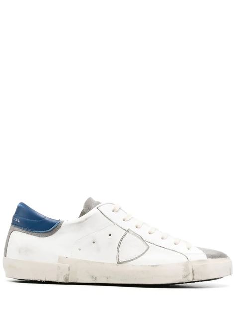 Sneakers Basse Prsx - Bianco e Blu PHILIPPE MODEL | PRLUWX12