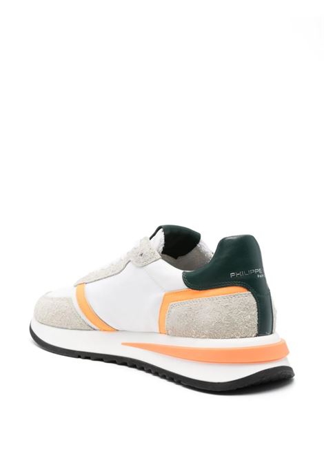 Sneaker Basse Tropez 2.1 - Bianco e Arancio PHILIPPE MODEL | TYLUWN21