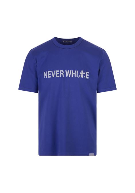 T-Shirt Blu Con Stampa Never White PREMIATA | PR364024