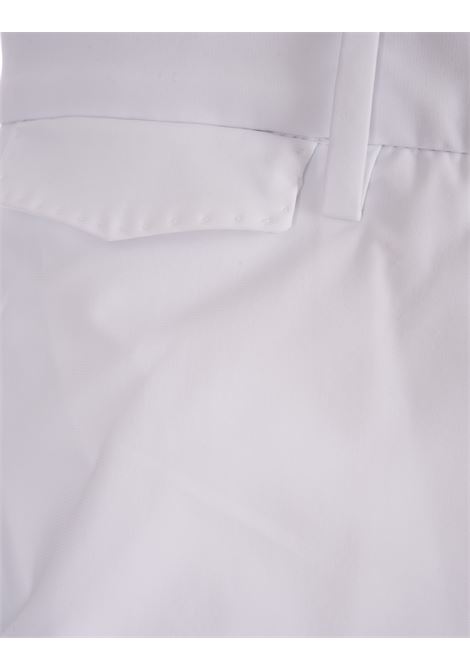 White Stretch Cotton Shorts PT BERMUDA | BTKCZ00CL1-CV17L010