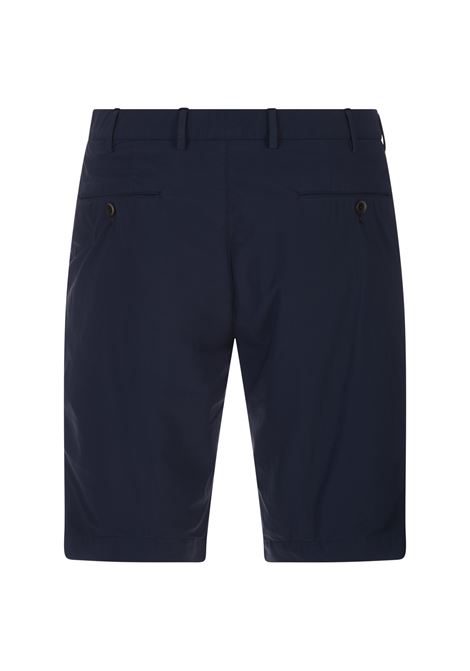Dark Blue Stretch Cotton Shorts PT BERMUDA | BTKCZ00CL1-CV17L383