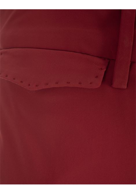 Red Stretch Cotton Shorts PT BERMUDA | BTKCZ00CL1-CV17L654