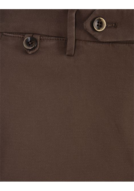 Brown Stretch Fabric Master Fit Trousers PT TORINO | ALMNZ00CL1-PU340160