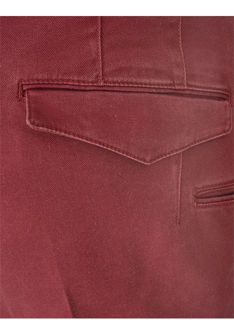 Red Stretch Fabric Master Fit Trousers PT TORINO | ALMNZ00CL1-PU340825