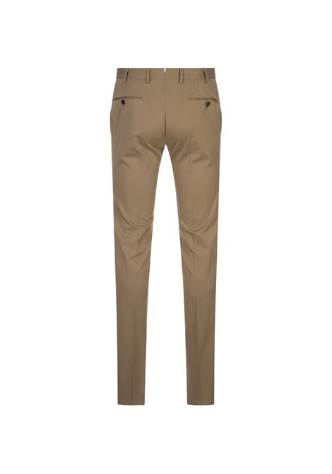 Dark Beige Silkochino Trousers PT TORINO | DS01Z00CL1-BB420065